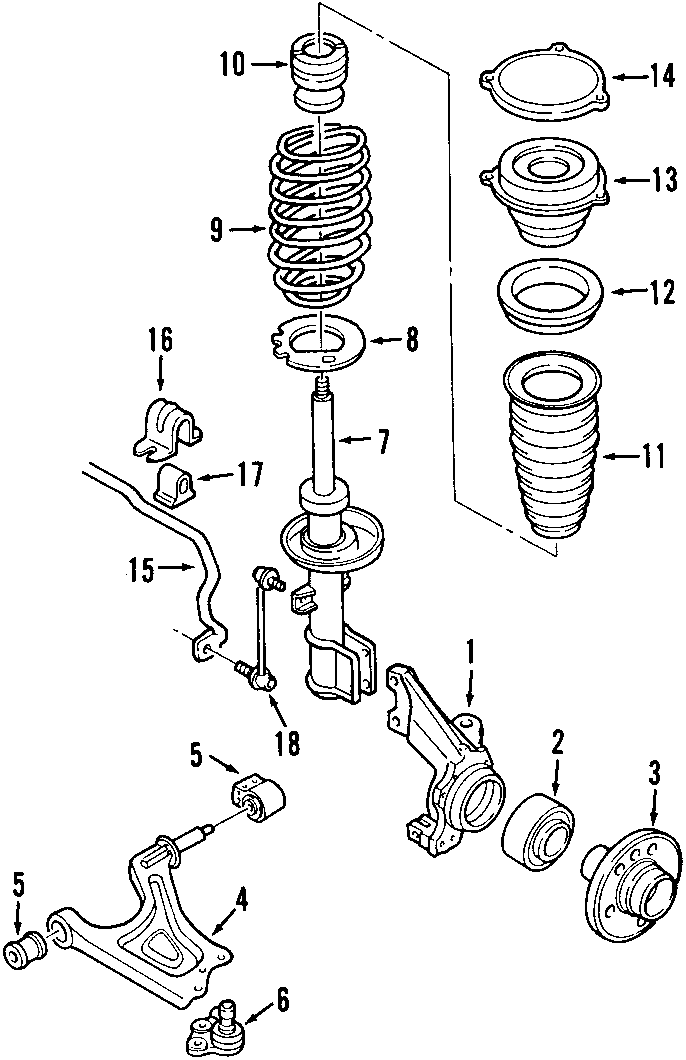 9FRONT SUSPENSION. LOWER CONTROL ARM. STABILIZER BAR. SUSPENSION COMPONENTS.https://images.simplepart.com/images/parts/motor/fullsize/F465060.png