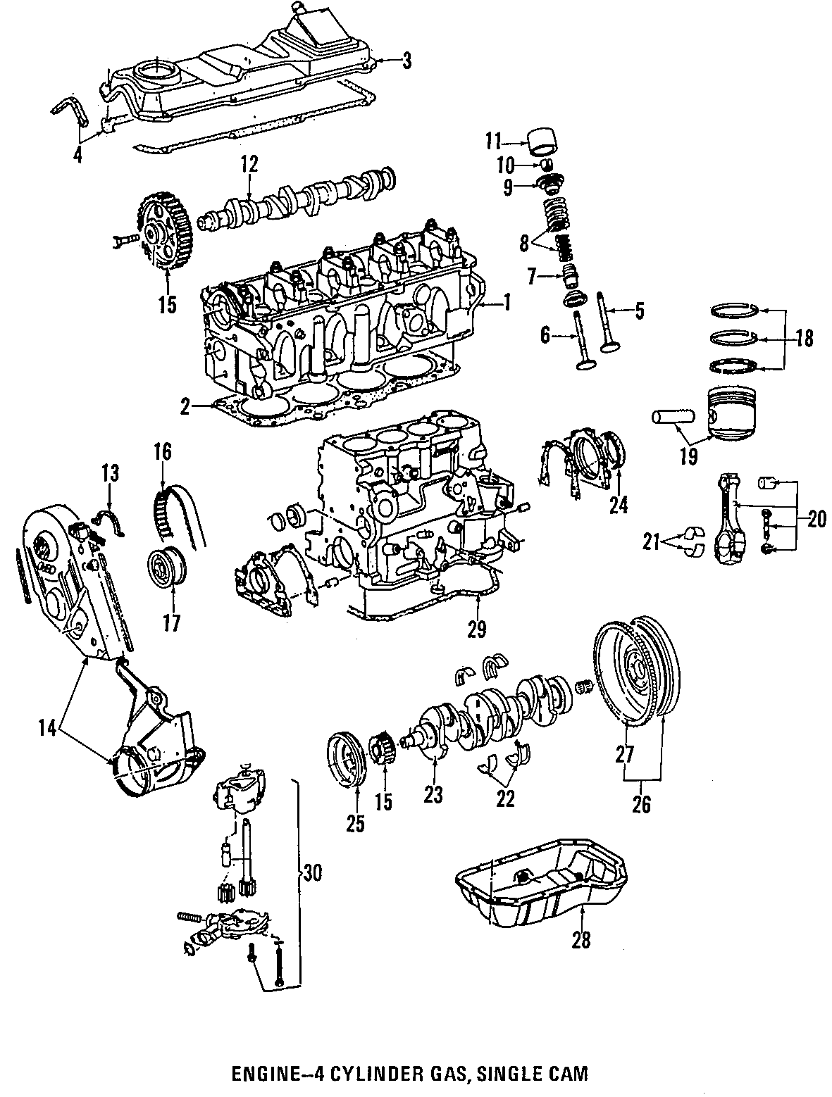 15CAMSHAFT & TIMING. CRANKSHAFT & BEARINGS. CYLINDER HEAD & VALVES. LUBRICATION. MOUNTS. PISTONS. RINGS & BEARINGS.https://images.simplepart.com/images/parts/motor/fullsize/F501060.png