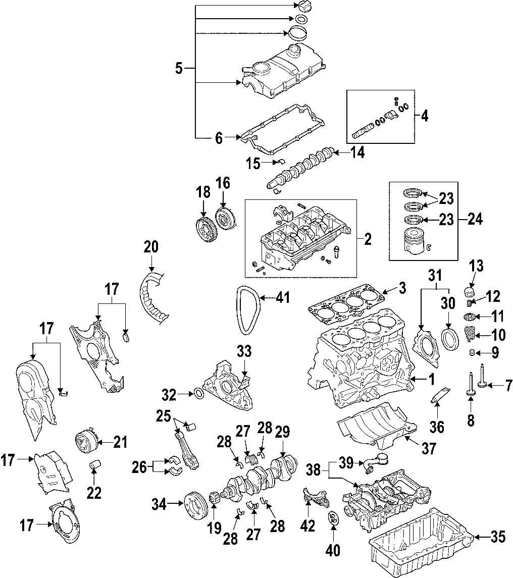 18CAMSHAFT & TIMING. CRANKSHAFT & BEARINGS. CYLINDER HEAD & VALVES. LUBRICATION. MOUNTS. PISTONS. RINGS & BEARINGS.https://images.simplepart.com/images/parts/motor/fullsize/F503055.png