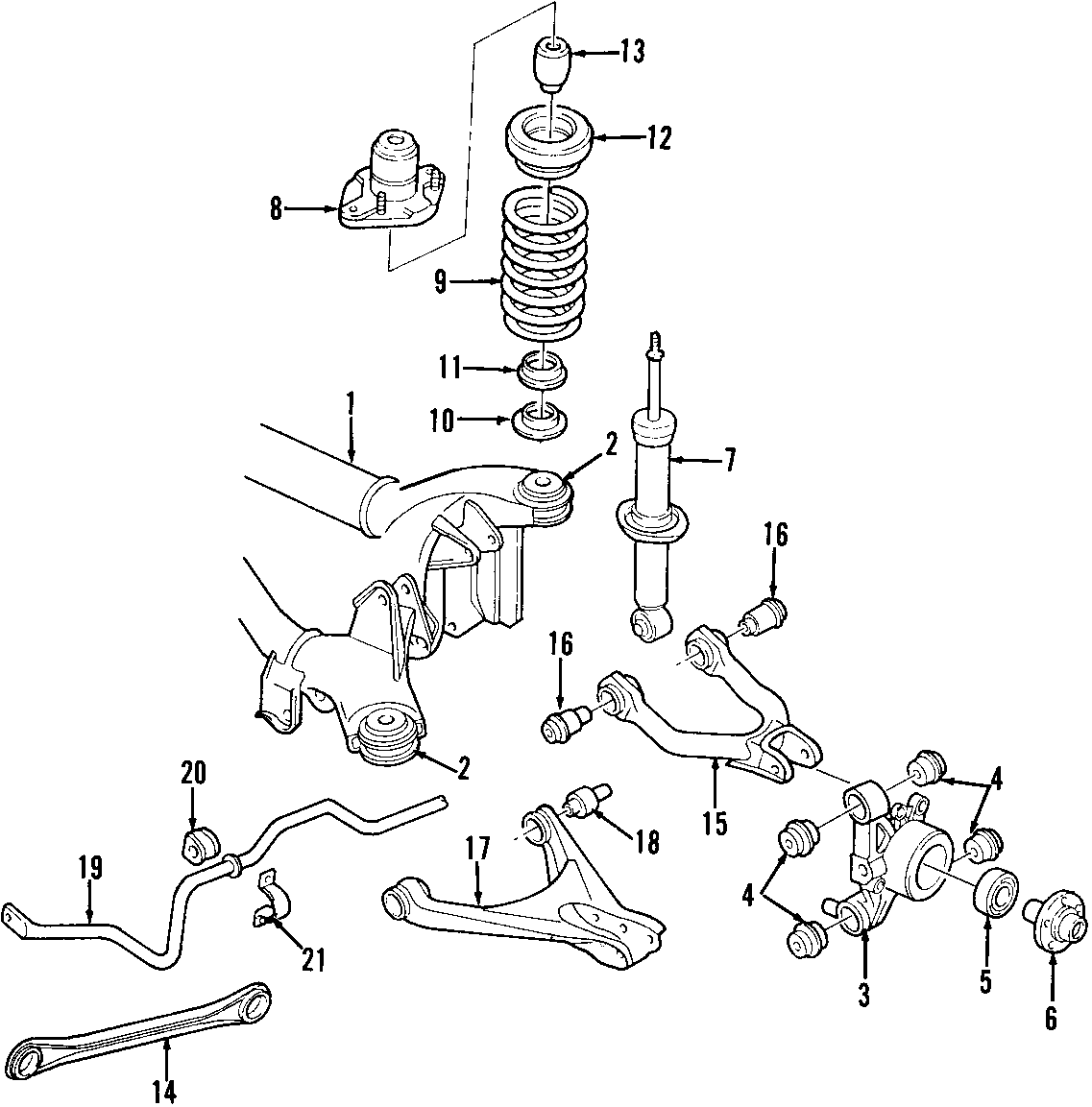 12REAR SUSPENSION. LOWER CONTROL ARM. STABILIZER BAR. SUSPENSION COMPONENTS. UPPER CONTROL ARM.https://images.simplepart.com/images/parts/motor/fullsize/F503160.png