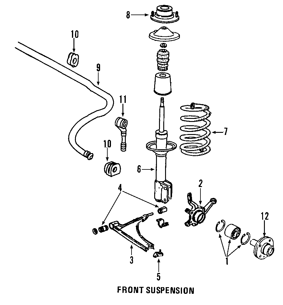 7FRONT SUSPENSION. LOWER CONTROL ARM. STABILIZER BAR. SUSPENSION COMPONENTS.https://images.simplepart.com/images/parts/motor/fullsize/F504070.png