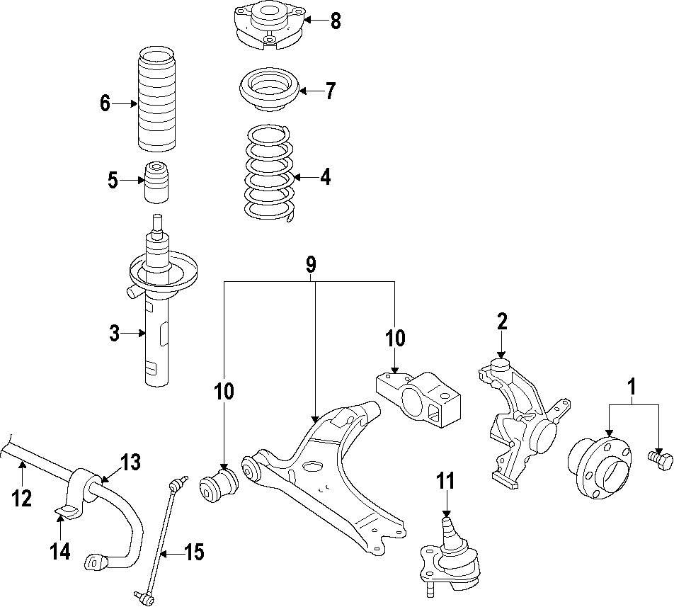 5FRONT SUSPENSION. LOWER CONTROL ARM. STABILIZER BAR. SUSPENSION COMPONENTS.https://images.simplepart.com/images/parts/motor/fullsize/F508060.png