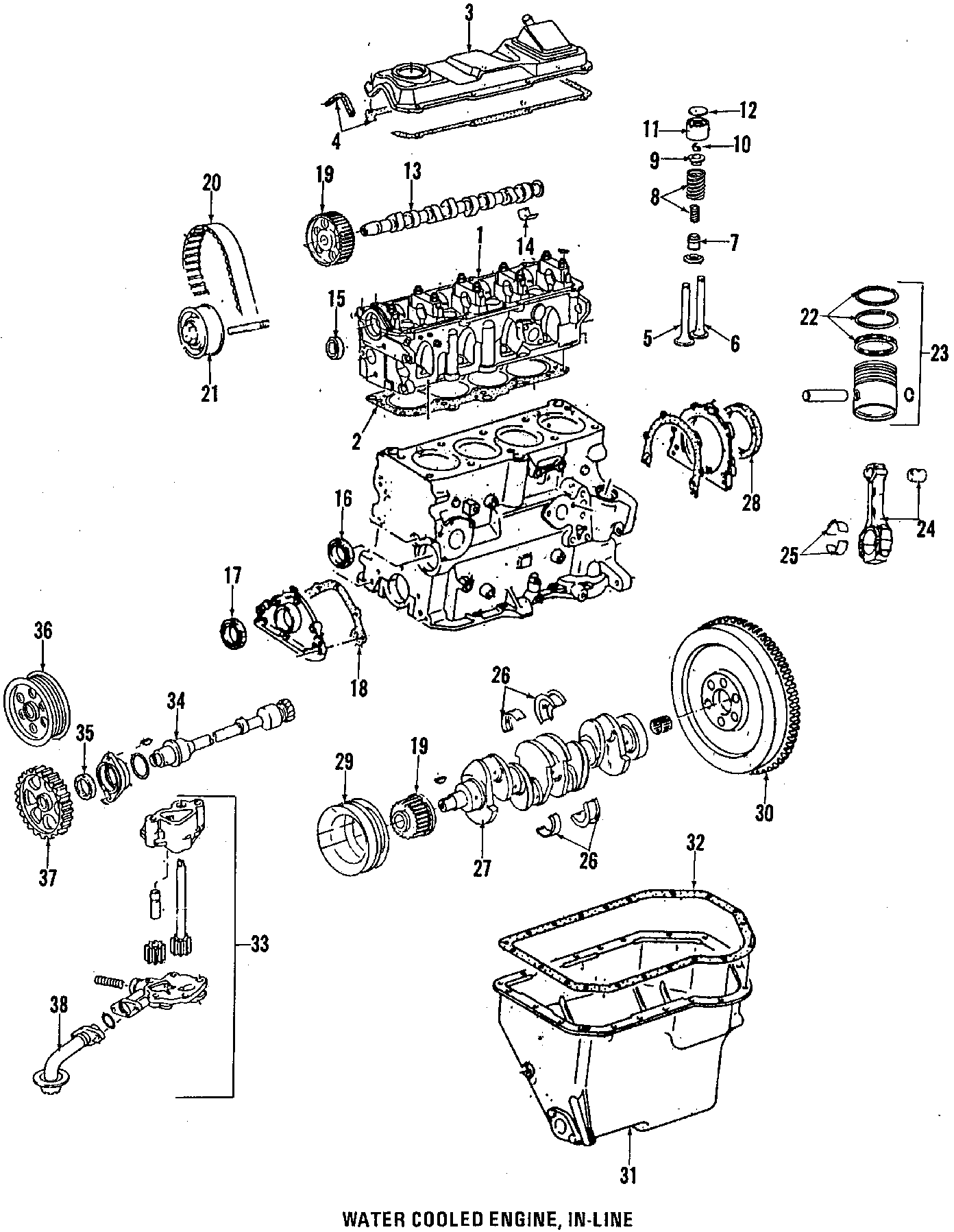 7CAMSHAFT & TIMING. CRANKSHAFT & BEARINGS. CYLINDER HEAD & VALVES. LUBRICATION. PISTONS. RINGS & BEARINGS.https://images.simplepart.com/images/parts/motor/fullsize/F509040.png