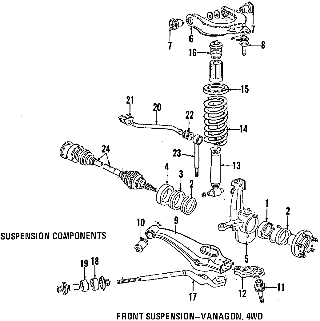 7FRONT SUSPENSION. LOWER CONTROL ARM. STABILIZER BAR. SUSPENSION COMPONENTS. UPPER CONTROL ARM.https://images.simplepart.com/images/parts/motor/fullsize/F509200.png