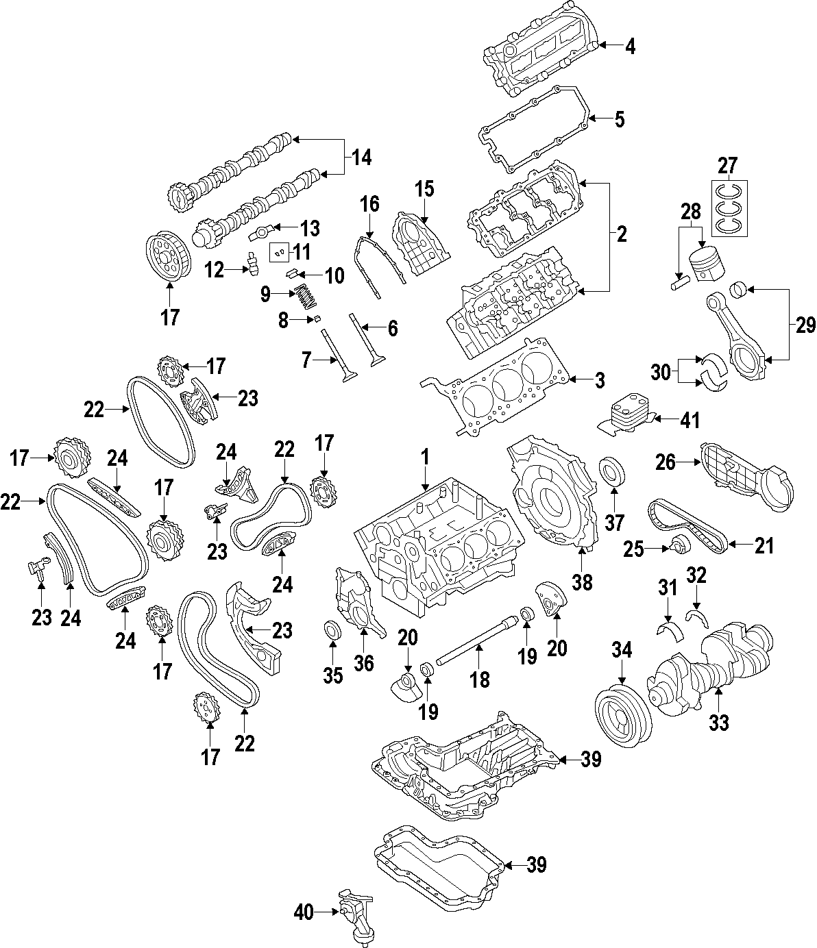 3CAMSHAFT & TIMING. CRANKSHAFT & BEARINGS. CYLINDER HEAD & VALVES. LUBRICATION. MOUNTS. PISTONS. RINGS & BEARINGS.https://images.simplepart.com/images/parts/motor/fullsize/F50C050.png