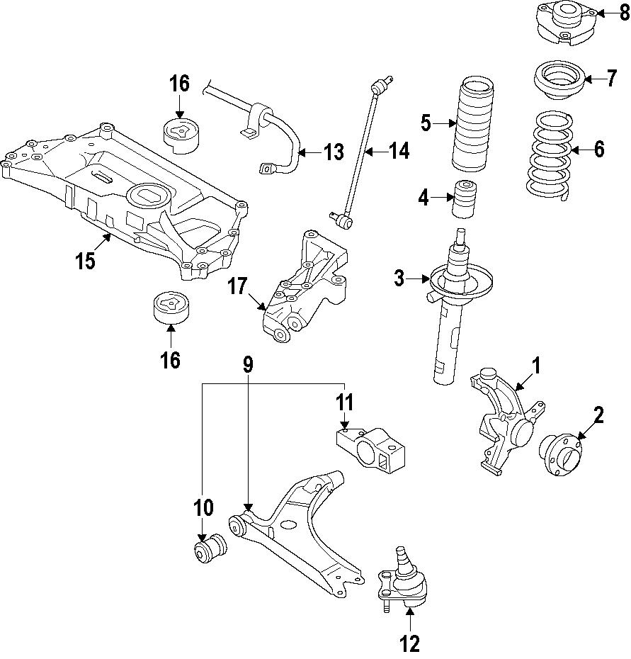 6FRONT SUSPENSION. LOWER CONTROL ARM. STABILIZER BAR. SUSPENSION COMPONENTS.https://images.simplepart.com/images/parts/motor/fullsize/F50F090.png