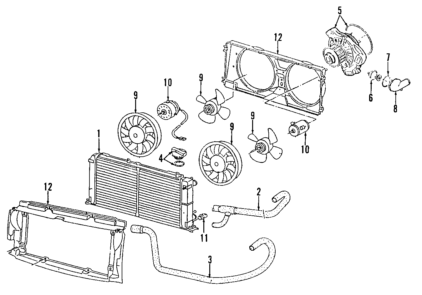 1COOLING SYSTEM. COOLING FAN. RADIATOR. WATER PUMP.https://images.simplepart.com/images/parts/motor/fullsize/F512030.png