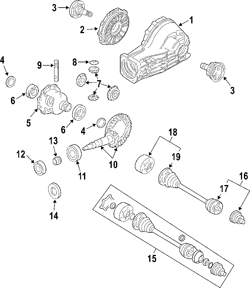 6DRIVE AXLES. REAR AXLE. AXLE SHAFTS & JOINTS. DIFFERENTIAL. PROPELLER SHAFT.https://images.simplepart.com/images/parts/motor/fullsize/F514090.png