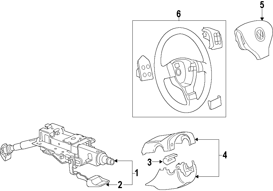 4STEERING COLUMN. STEERING WHEEL.https://images.simplepart.com/images/parts/motor/fullsize/F516080.png