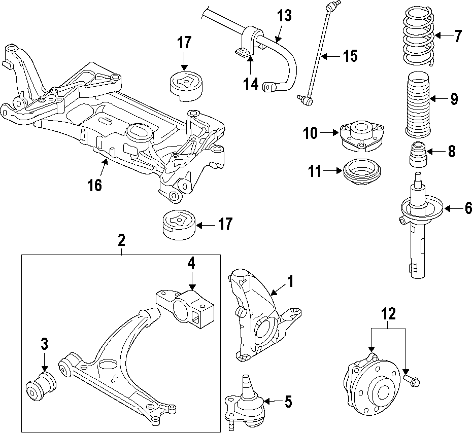 5FRONT SUSPENSION. LOWER CONTROL ARM. STABILIZER BAR. SUSPENSION COMPONENTS.https://images.simplepart.com/images/parts/motor/fullsize/F518050.png