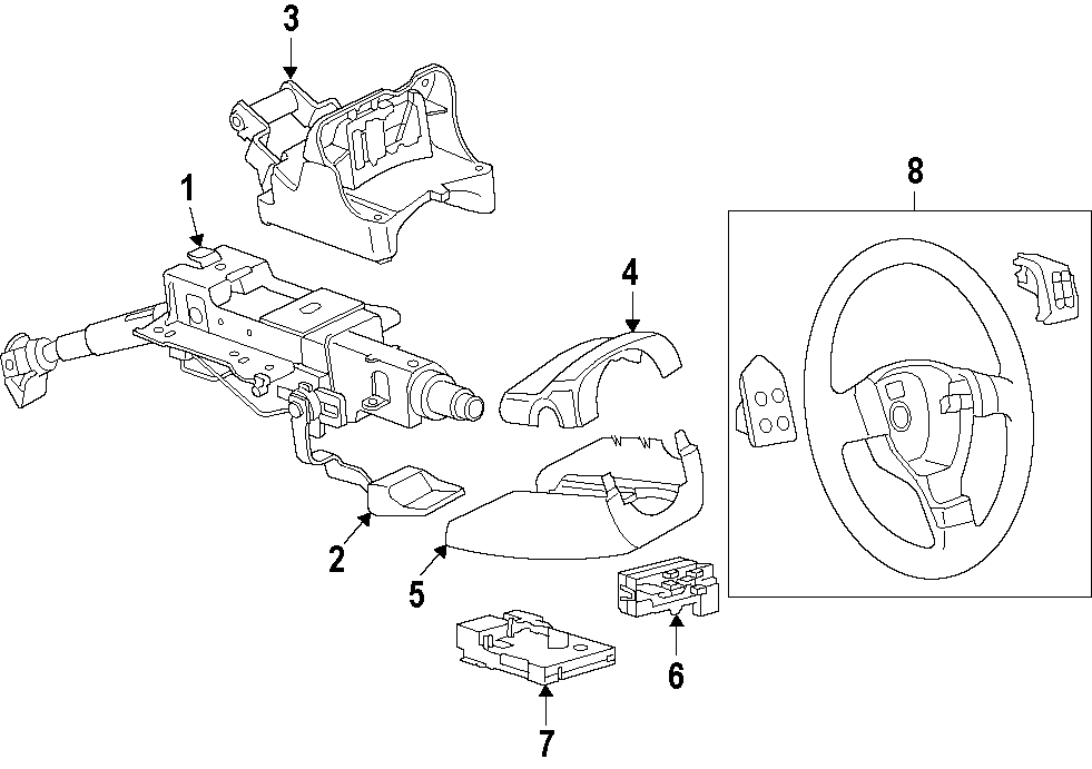 6STEERING COLUMN. STEERING WHEEL.https://images.simplepart.com/images/parts/motor/fullsize/F519060.png