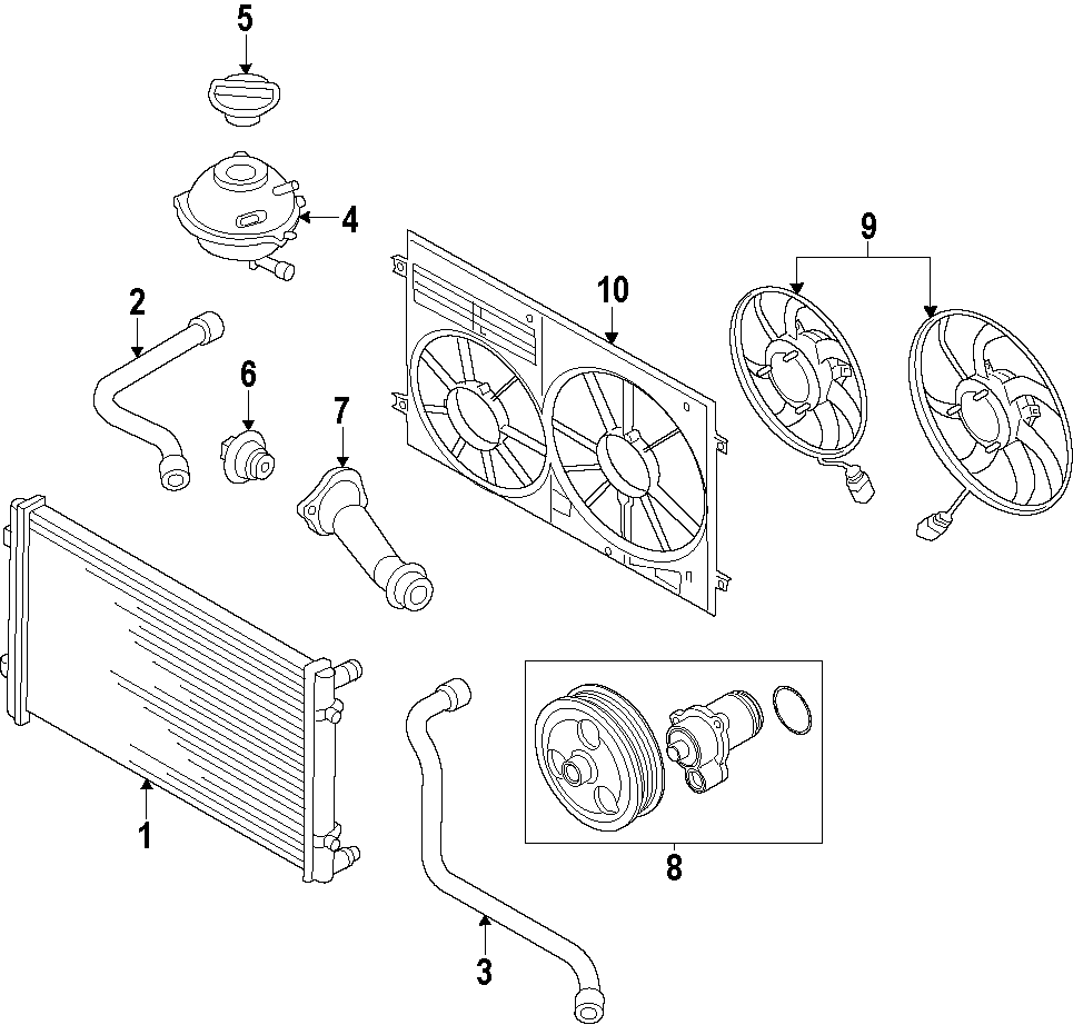 9COOLING SYSTEM. COOLING FAN. RADIATOR. WATER PUMP.https://images.simplepart.com/images/parts/motor/fullsize/F51A035.png