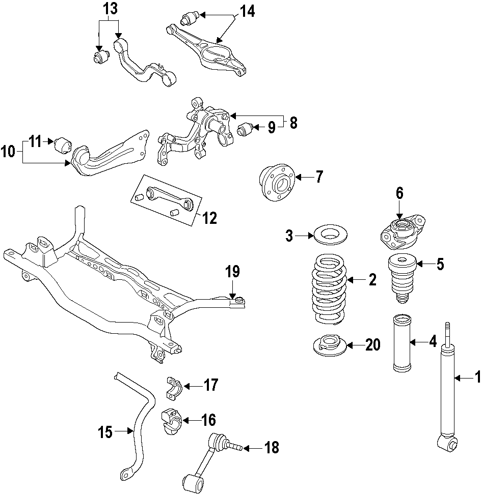 6REAR SUSPENSION. LOWER CONTROL ARM. STABILIZER BAR. SUSPENSION COMPONENTS. UPPER CONTROL ARM.https://images.simplepart.com/images/parts/motor/fullsize/F51B130.png