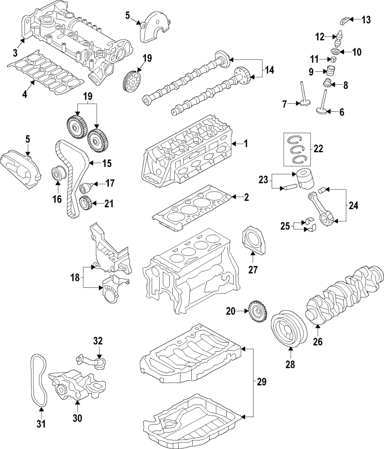 12CAMSHAFT & TIMING. CRANKSHAFT & BEARINGS. CYLINDER HEAD & VALVES. LUBRICATION. MOUNTS. PISTONS. RINGS & BEARINGS.https://images.simplepart.com/images/parts/motor/fullsize/F51C035.png