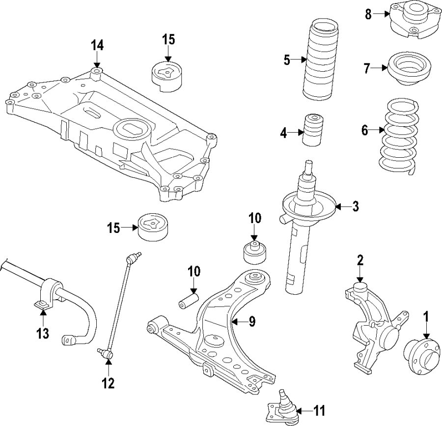 4Front suspension. Lower control arm. Stabilizer bar. Suspension components.https://images.simplepart.com/images/parts/motor/fullsize/F51H050.png