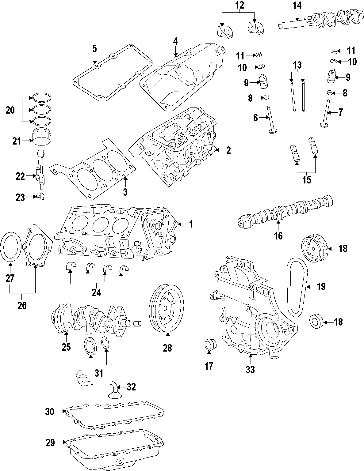 5CAMSHAFT & TIMING. CRANKSHAFT & BEARINGS. CYLINDER HEAD & VALVES. LUBRICATION. PISTONS. RINGS & BEARINGS.https://images.simplepart.com/images/parts/motor/fullsize/F520030.png