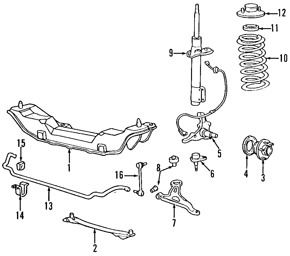 11FRONT SUSPENSION. LOWER CONTROL ARM. STABILIZER BAR. SUSPENSION COMPONENTS.https://images.simplepart.com/images/parts/motor/fullsize/F530095.png