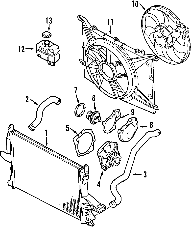 12COOLING SYSTEM. COOLING FAN. RADIATOR. WATER PUMP.https://images.simplepart.com/images/parts/motor/fullsize/F531030.png