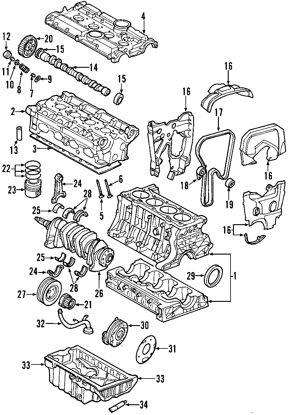 10CAMSHAFT & TIMING. CRANKSHAFT & BEARINGS. CYLINDER HEAD & VALVES. LUBRICATION. MOUNTS. PISTONS. RINGS & BEARINGS.https://images.simplepart.com/images/parts/motor/fullsize/F536030.png