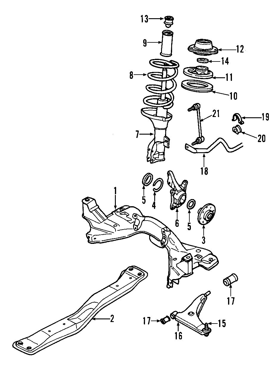 2FRONT SUSPENSION. LOWER CONTROL ARM. STABILIZER BAR. SUSPENSION COMPONENTS.https://images.simplepart.com/images/parts/motor/fullsize/F536040.png