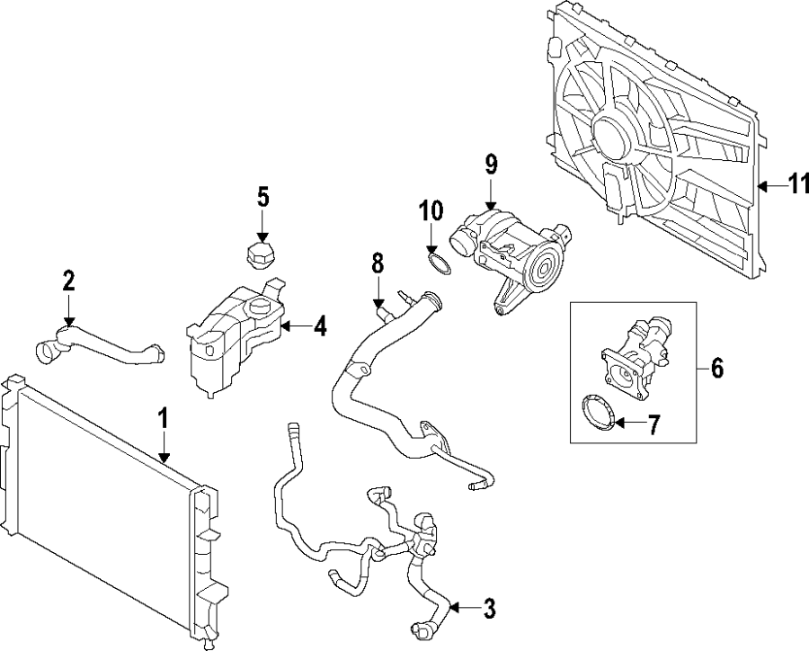 6COOLING SYSTEM. COOLING FAN. RADIATOR. WATER PUMP.https://images.simplepart.com/images/parts/motor/fullsize/F53A015.png