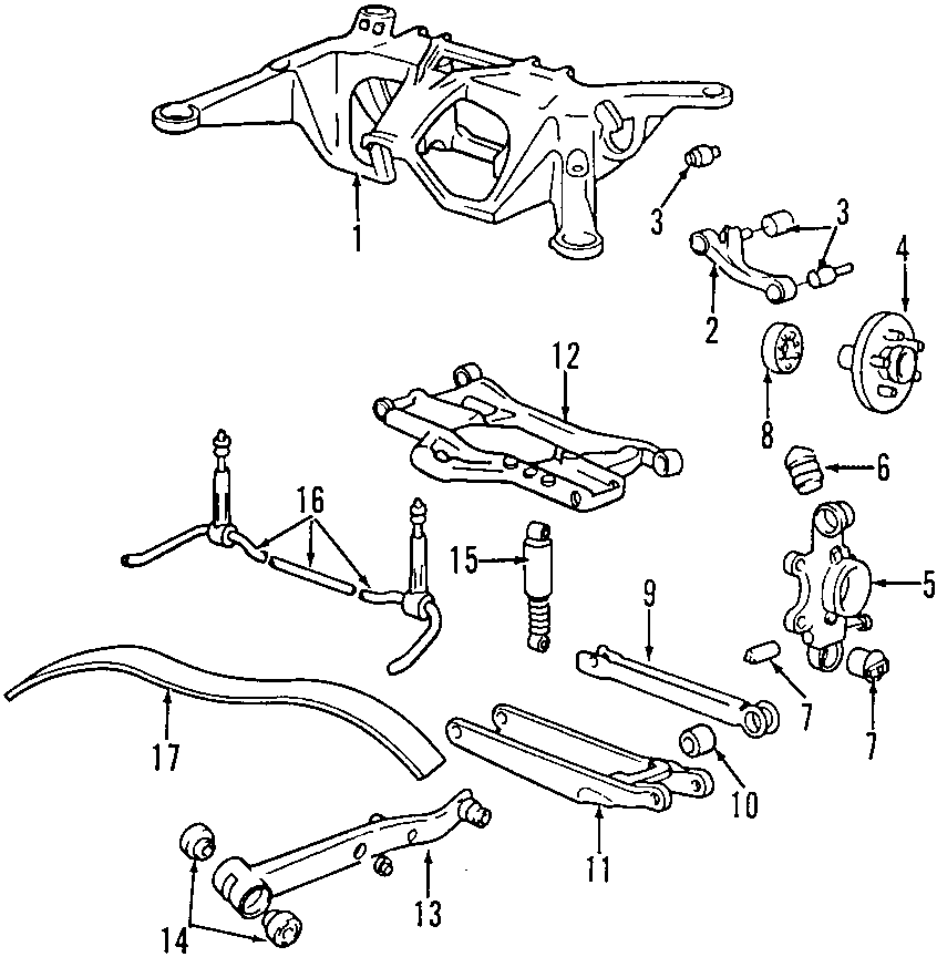 10REAR SUSPENSION. LOWER CONTROL ARM. STABILIZER BAR. SUSPENSION COMPONENTS. UPPER CONTROL ARM.https://images.simplepart.com/images/parts/motor/fullsize/F540070.png