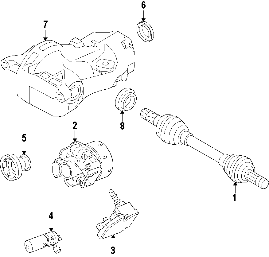 7REAR AXLE. DIFFERENTIAL. DRIVE AXLES. PROPELLER SHAFT.https://images.simplepart.com/images/parts/motor/fullsize/F54A090.png