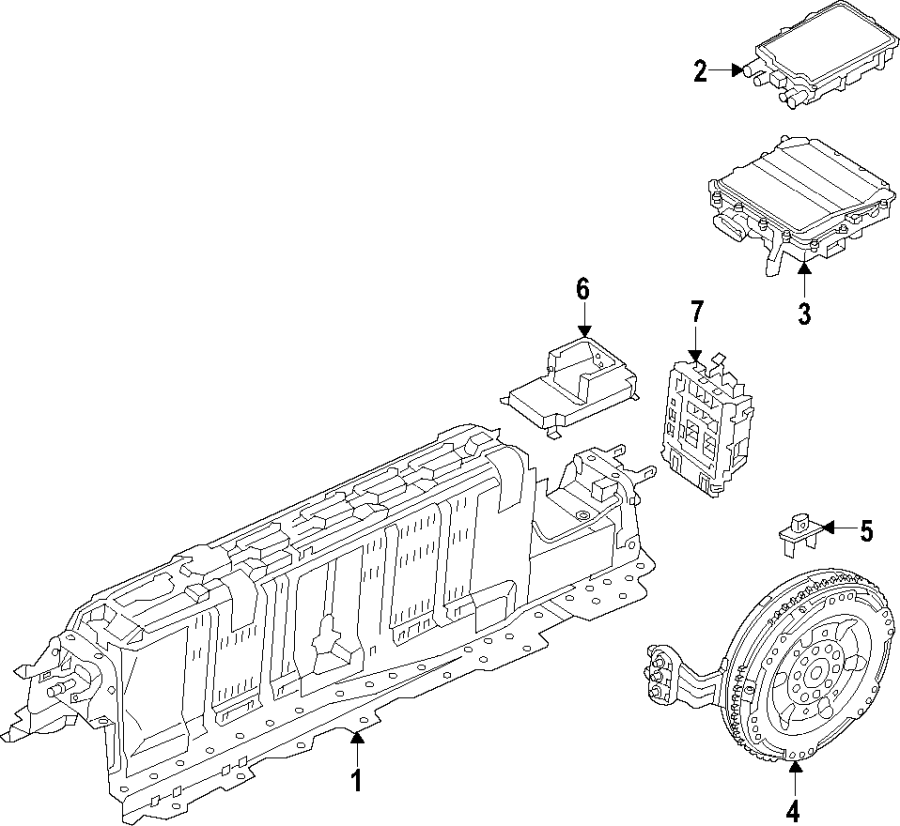 Hybrid components. Battery. Cooling system.https://images.simplepart.com/images/parts/motor/fullsize/F54D090.png