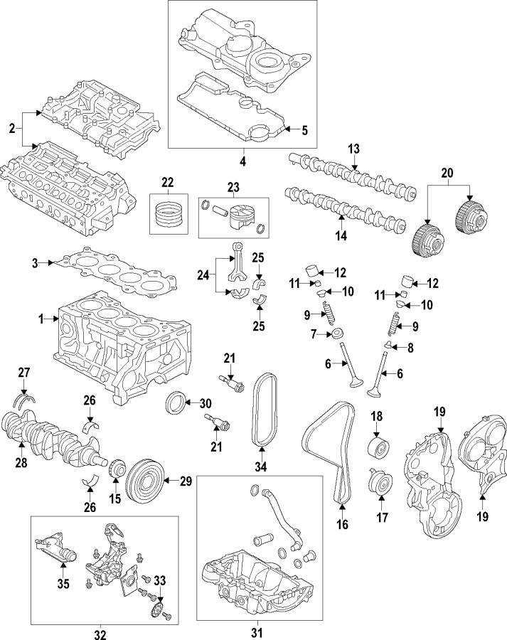 21CAMSHAFT & TIMING. CRANKSHAFT & BEARINGS. CYLINDER HEAD & VALVES. LUBRICATION. MOUNTS. PISTONS. RINGS & BEARINGS.https://images.simplepart.com/images/parts/motor/fullsize/F54E020.png