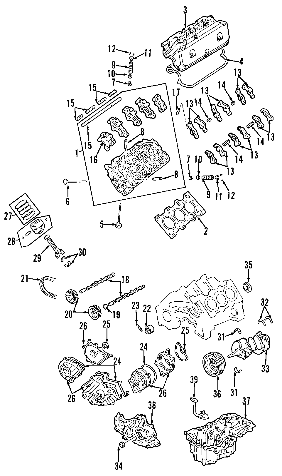 2CAMSHAFT & TIMING. CRANKSHAFT & BEARINGS. CYLINDER HEAD & VALVES. LUBRICATION. MOUNTS. PISTONS. RINGS & BEARINGS.https://images.simplepart.com/images/parts/motor/fullsize/F610065.png