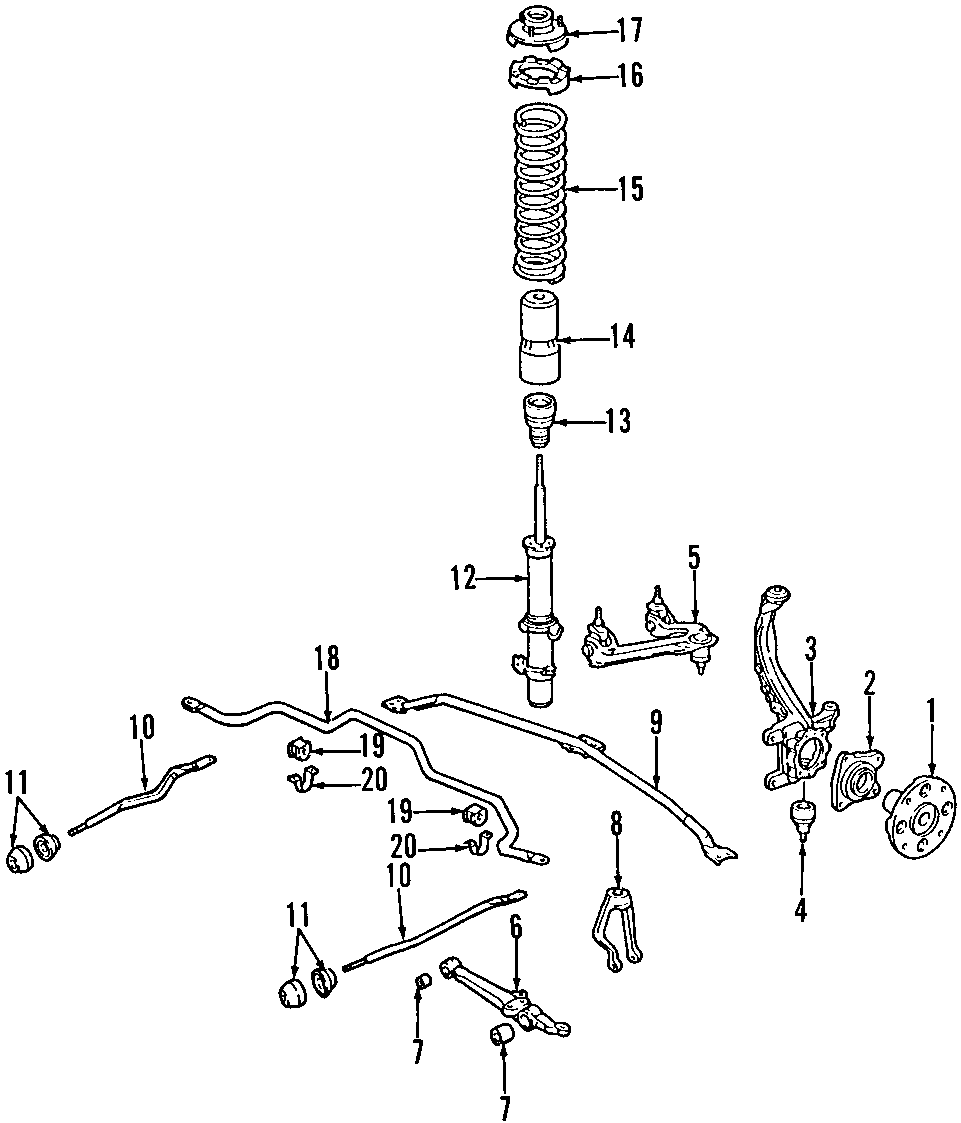 3FRONT SUSPENSION. LOWER CONTROL ARM. STABILIZER BAR. SUSPENSION COMPONENTS. UPPER CONTROL ARM.https://images.simplepart.com/images/parts/motor/fullsize/F616060.png