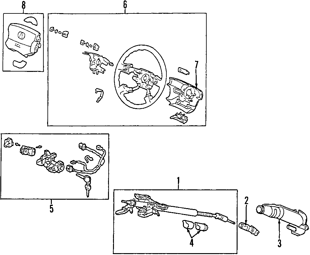 STEERING COLUMN. STEERING WHEEL.https://images.simplepart.com/images/parts/motor/fullsize/F616090.png