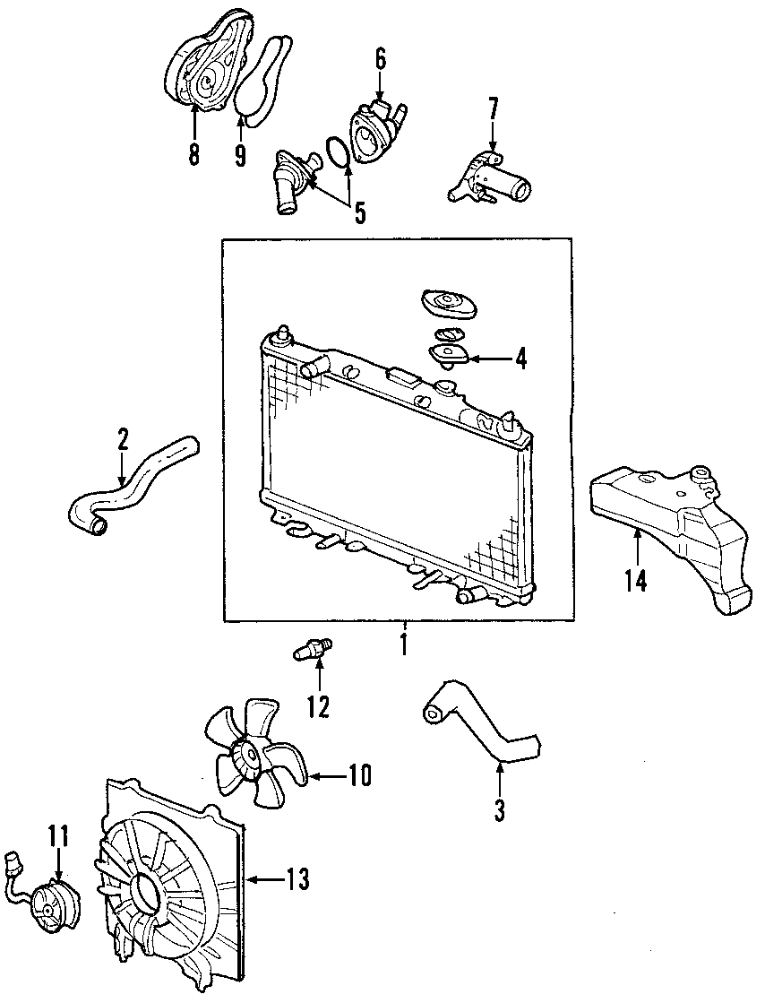 8COOLING SYSTEM. COOLING FAN. RADIATOR. WATER PUMP.https://images.simplepart.com/images/parts/motor/fullsize/F618040.png