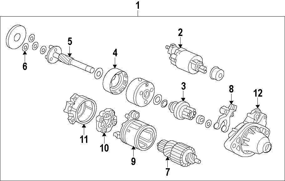 1Tl; 3. 5L. Tl; 3. 7L. TL; All. TL; Part Of Starter.https://images.simplepart.com/images/parts/motor/fullsize/F632020.png