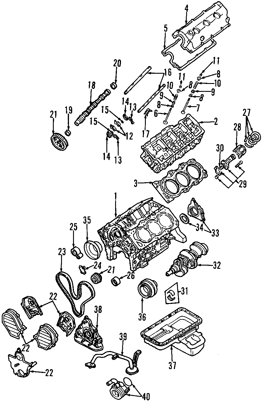 19CAMSHAFT & TIMING. CRANKSHAFT & BEARINGS. CYLINDER HEAD & VALVES. LUBRICATION. MOUNTS. PISTONS. RINGS & BEARINGS.https://images.simplepart.com/images/parts/motor/fullsize/F635040.png