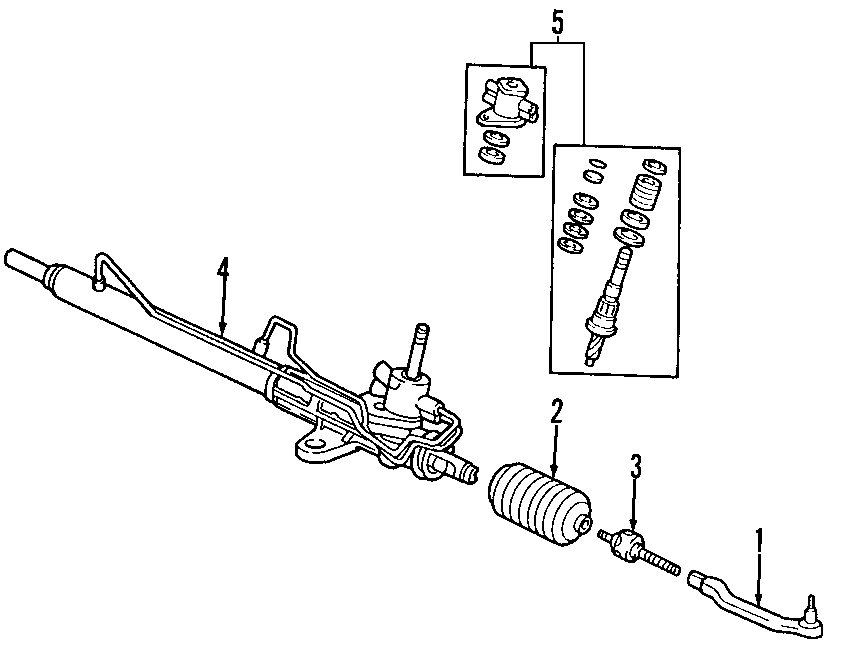 P/S PUMP & HOSES. STEERING GEAR & LINKAGE.