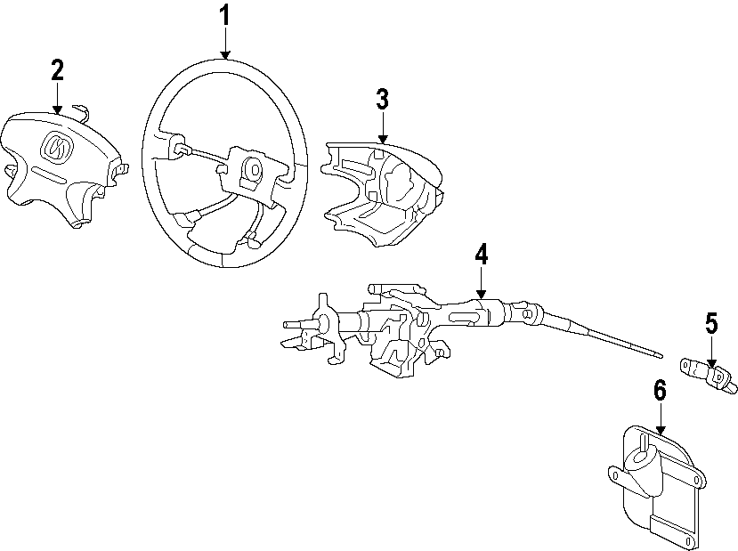 STEERING COLUMN. STEERING WHEEL.