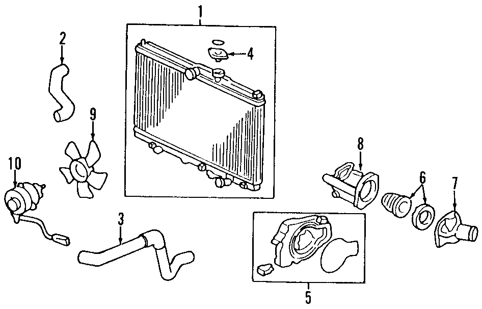 3Cooling system. Cooling fan. Radiator. Water pump.https://images.simplepart.com/images/parts/motor/fullsize/F641030.png