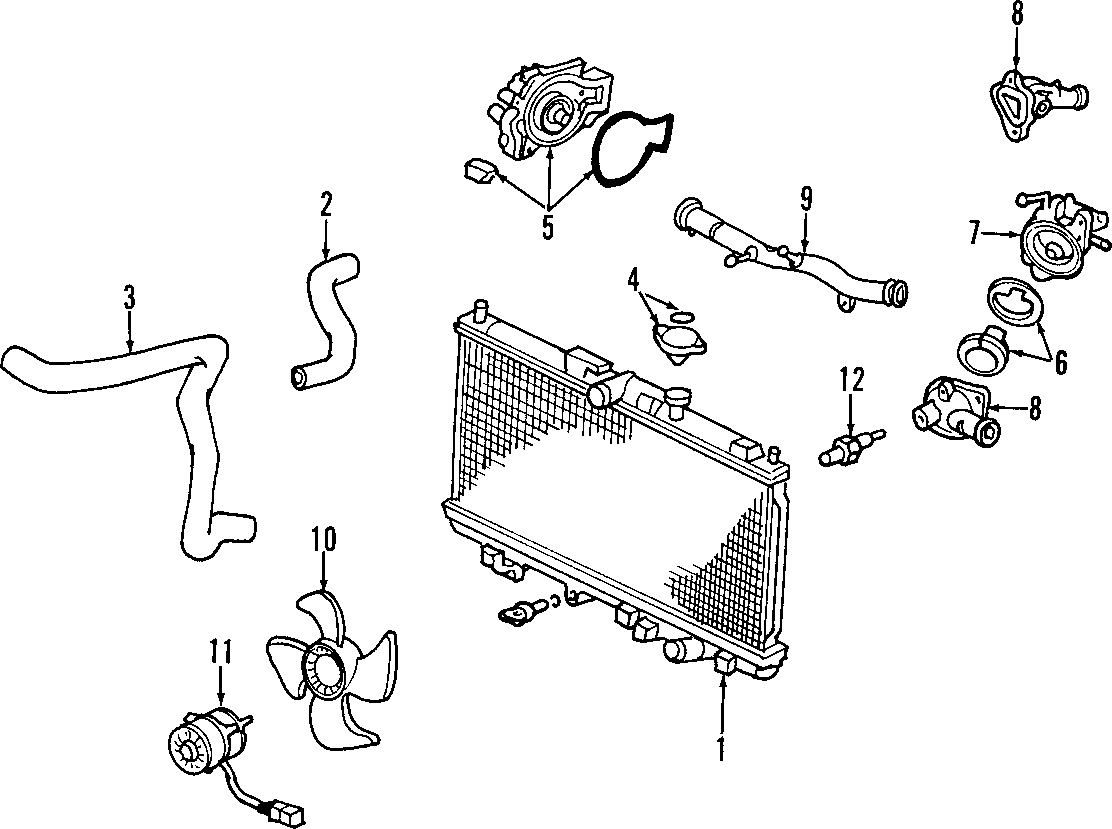 11COOLING SYSTEM. COOLING FAN. RADIATOR. WATER PUMP.https://images.simplepart.com/images/parts/motor/fullsize/F643030.png