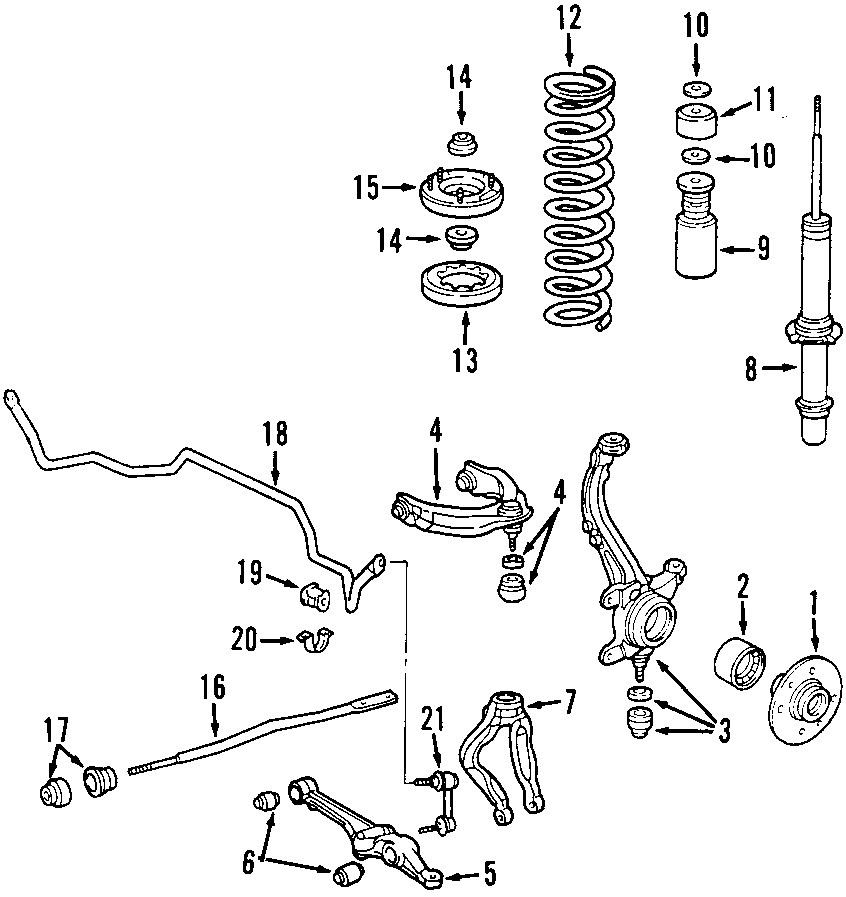 13FRONT SUSPENSION. LOWER CONTROL ARM. STABILIZER BAR. SUSPENSION COMPONENTS. UPPER CONTROL ARM.https://images.simplepart.com/images/parts/motor/fullsize/F645080.png