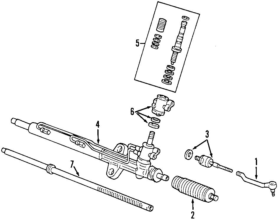 P/S PUMP & HOSES. STEERING GEAR & LINKAGE.