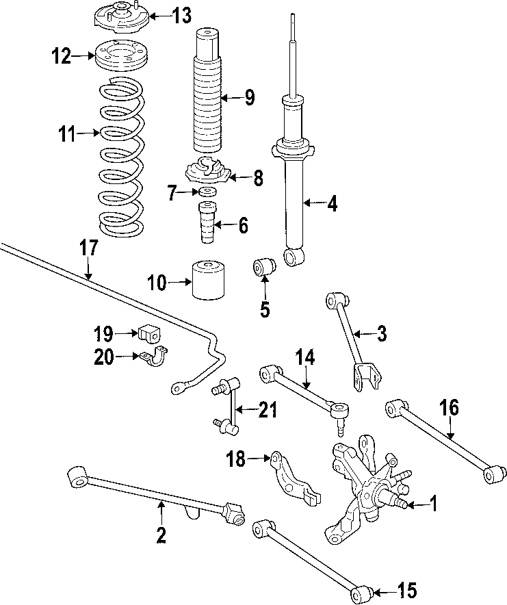 11REAR SUSPENSION. LOWER CONTROL ARM. STABILIZER BAR. SUSPENSION COMPONENTS. UPPER CONTROL ARM.https://images.simplepart.com/images/parts/motor/fullsize/F646120.png