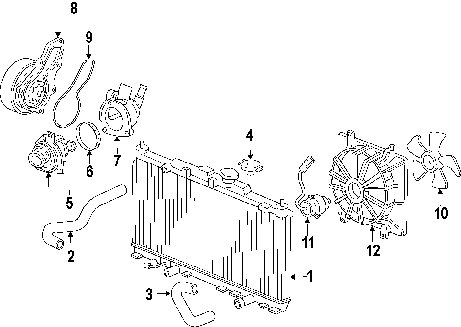 12COOLING SYSTEM. COOLING FAN. RADIATOR. WATER PUMP.https://images.simplepart.com/images/parts/motor/fullsize/F647030.png