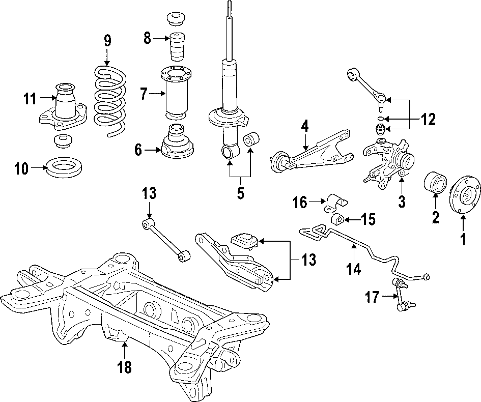 16REAR SUSPENSION. LOWER CONTROL ARM. STABILIZER BAR. SUSPENSION COMPONENTS. UPPER CONTROL ARM.https://images.simplepart.com/images/parts/motor/fullsize/F649090.png