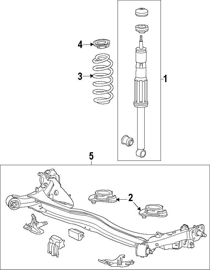 REAR SUSPENSION. REAR AXLE. SUSPENSION COMPONENTS.