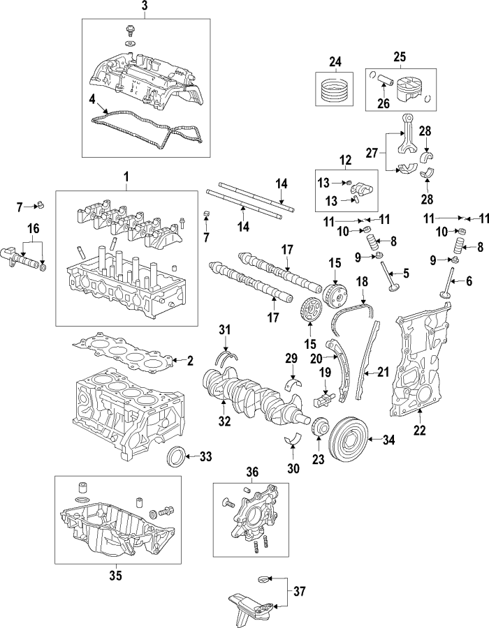 6CAMSHAFT & TIMING. CRANKSHAFT & BEARINGS. CYLINDER HEAD & VALVES. LUBRICATION. MOUNTS. PISTONS. RINGS & BEARINGS.https://images.simplepart.com/images/parts/motor/fullsize/F64L050.png