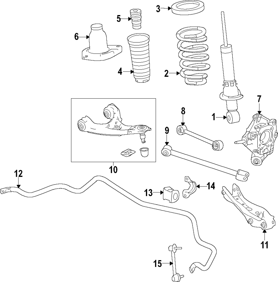 6REAR SUSPENSION. LOWER CONTROL ARM. STABILIZER BAR. SUSPENSION COMPONENTS. UPPER CONTROL ARM.https://images.simplepart.com/images/parts/motor/fullsize/F64N100.png