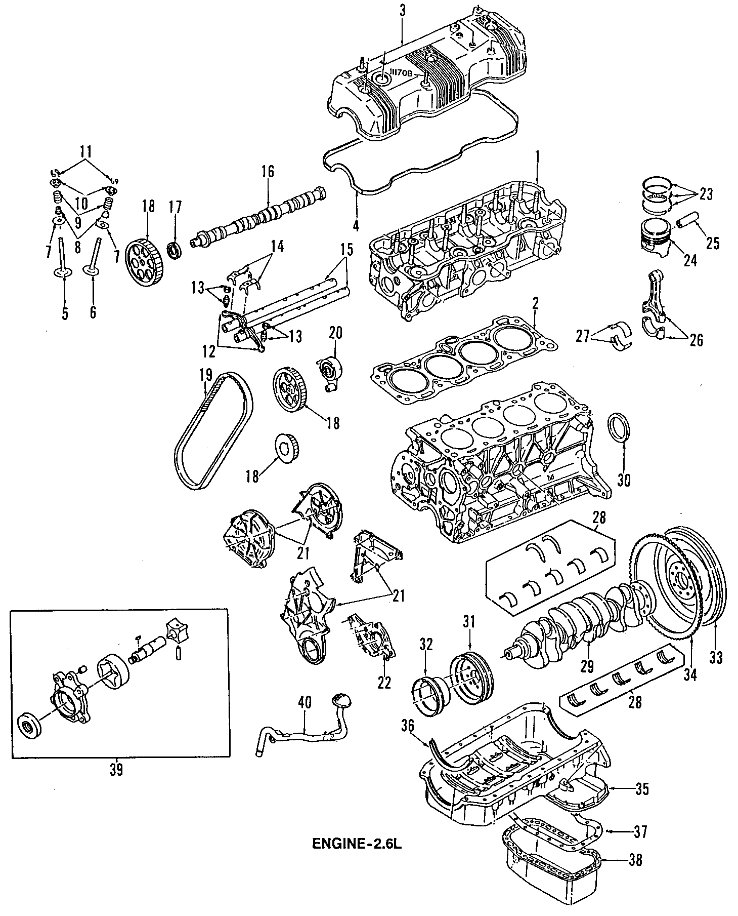 17CAMSHAFT & TIMING. CRANKSHAFT & BEARINGS. CYLINDER HEAD & VALVES. LUBRICATION. MOUNTS. PISTONS. RINGS & BEARINGS.https://images.simplepart.com/images/parts/motor/fullsize/F650060.png