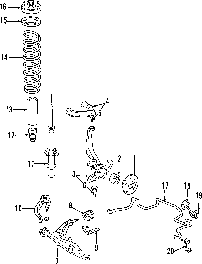 14FRONT SUSPENSION. LOWER CONTROL ARM. STABILIZER BAR. SUSPENSION COMPONENTS. UPPER CONTROL ARM.https://images.simplepart.com/images/parts/motor/fullsize/F652050.png