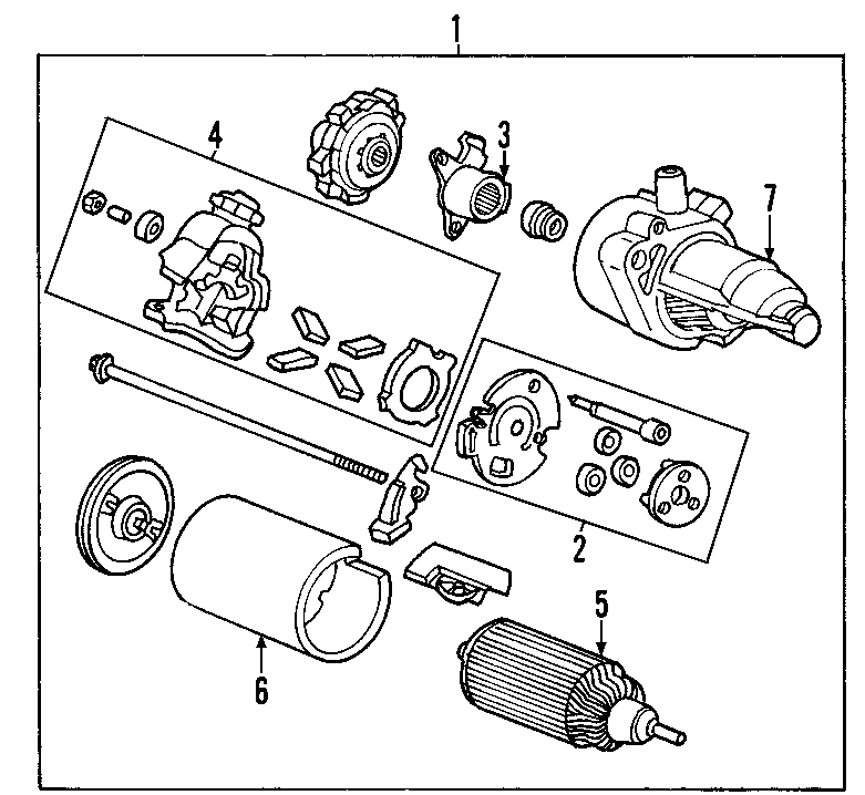 CR-V; EX; 2WD. CR-V; EX; 4WD. CR-V; From Eng. #2026459; Part Of Starter.. CR-V; LX. CR-V; To Eng. #2026458. SE.